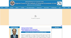 Desktop Screenshot of noida-icai.org